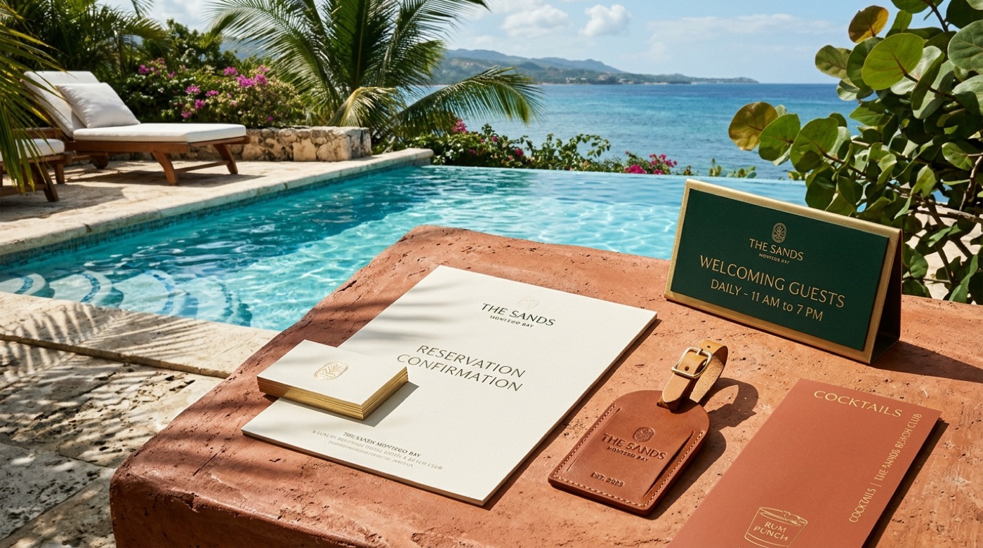 Boutique Resort & Beach Club Identity
